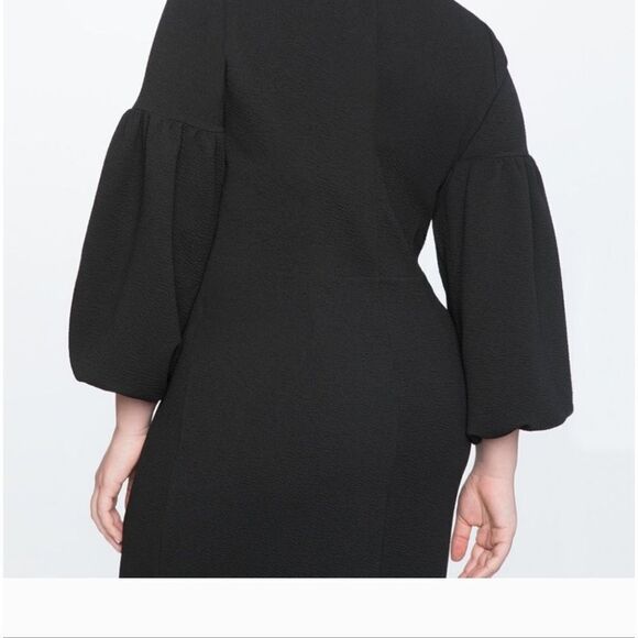 Eloquii Puff Sleeve Bodycon Dress - Picture 2 of 5